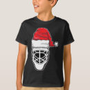 Search for christmas hockey kids tshirts Santa