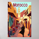 Search for morocco vintage travel posters Illustration