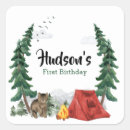 Search for happy birthday thank you stickers One happy camper