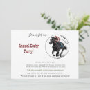 Search for equestrian birthday invitations Derby party