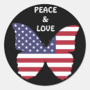 Search for butterfly flag stickers 4th of july