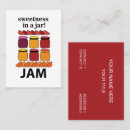 Search for jam business cards Homemade