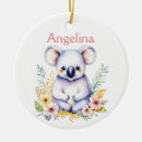 Search for cute koala bears christmas tree decorations Pink