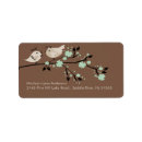 Search for love bird return address labels Bridal shower