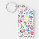 Search for cute flowers key rings Colourful