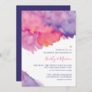 Search for coral and purple wedding invitations Couple