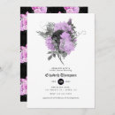 Search for purple black silver invitations Roses