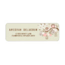 Search for birdcage return address labels Floral