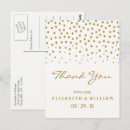 Search for dot wedding postcards Gold