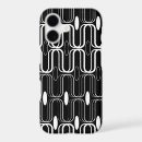 Search for zigzag lines iphone cases Black