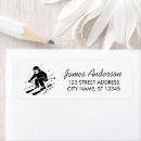Search for skier return address labels Skis