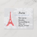 Search for eiffel tower business cards France