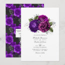 Search for purple rsvp invitations Botanical