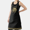 Search for queen kitchen aprons Gold crown
