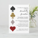 Search for playing card wedding invitations Las vegas