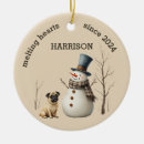 Search for pug holiday christmas tree decorations Festive