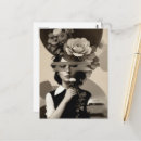 Search for vintage sepia postcards Woman