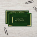 Search for emerald green business cards Stylish