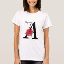 Search for flower monogram tshirts Floral