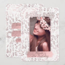 Search for foil birthday invitations Glam