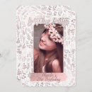 Search for rose gold foil birthday invitations Blush