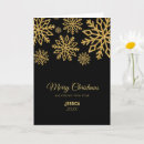 Search for gold snowflakes christmas cards Black and gold