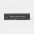 Search for black and gold name plates Masculine