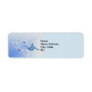 Search for treble clef return address labels Blue