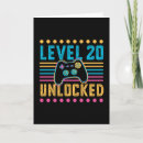 Search for funny 20th birthday cards Gamer