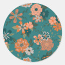 Search for classic pattern stickers Teal