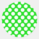 Search for green polka dot stickers Vintage