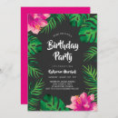 Search for pink hibiscus invitations Luau