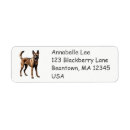 Search for hunting dogs return address labels Puppy