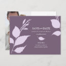 Search for purple save the date postcards Minimalist