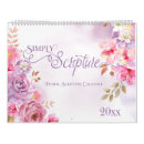 Search for floral calendars Bible verse