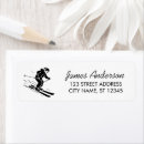 Search for snow ski return address labels Skiing