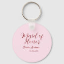 Search for maid of honor key rings Calligraphy typography elegant