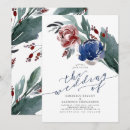 Search for navy blue red wedding invitations Elegant