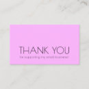Search for thank you note business cards Typography