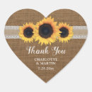 Search for sunflower on burlap stickers Thank you