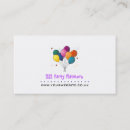 Search for party balloon business cards Entertainer
