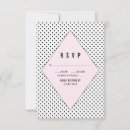 Search for polka dots pattern rsvp cards Modern