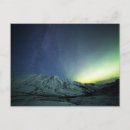 Search for aurora borealis postcards Mountains