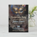 Search for royal blue masquerade party invitations Mask