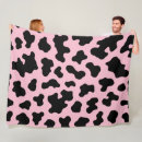 Search for cow print blankets Western