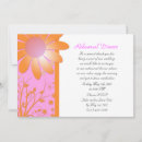 Search for orange rehearsal dinner invitations Floral