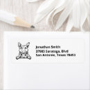 Search for bull dog return address labels Dogs