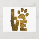 Search for love text postcards Glitter