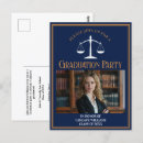 Search for graduation invitation postcards Navy blue