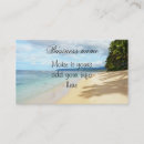 Search for beach scene business cards Island